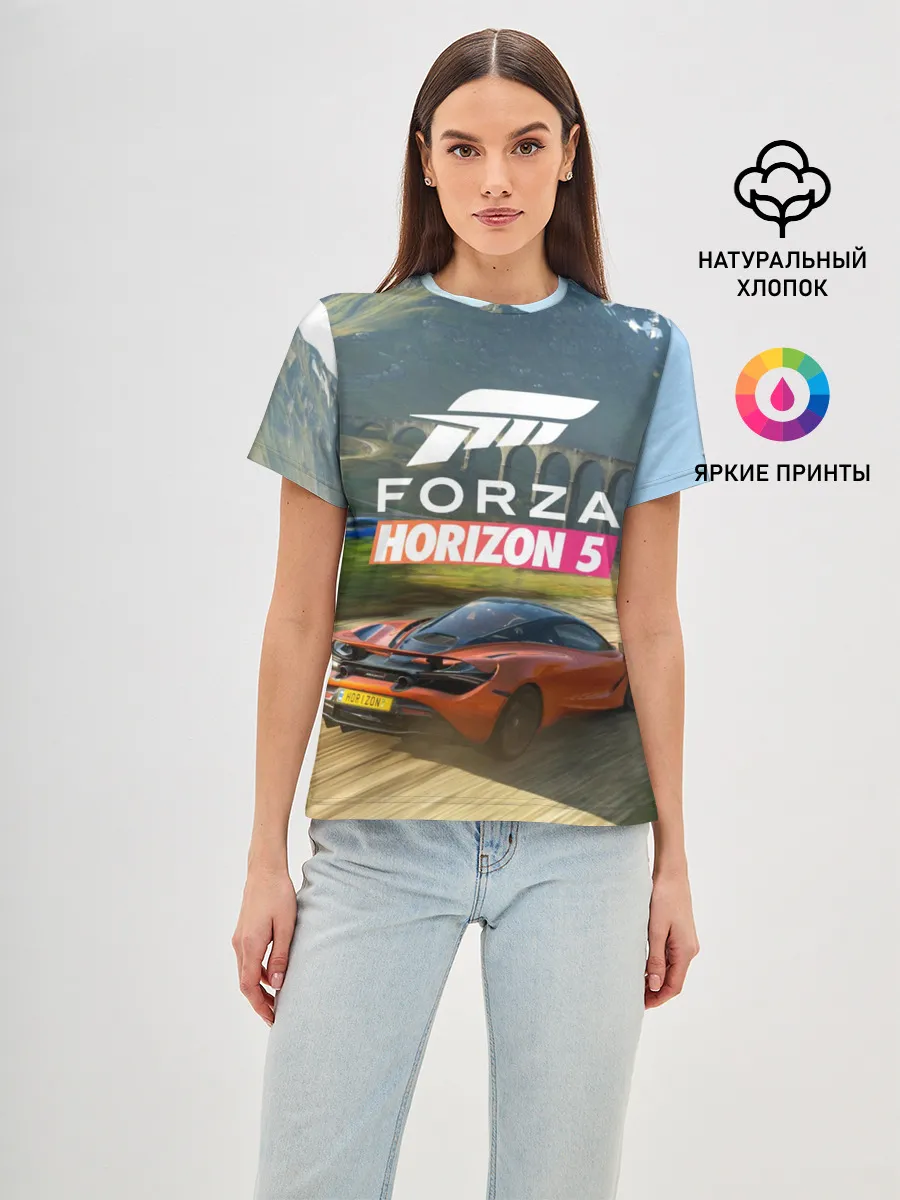 Женская базовая футболка / Forza Horizon 5, игра