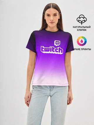 Женская базовая футболка / Twitch