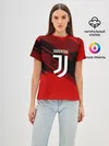 Женская базовая футболка / JUVENTUS SPORT RED