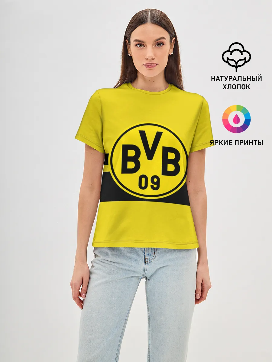 Женская базовая футболка / BORUSSIA DORTMUND