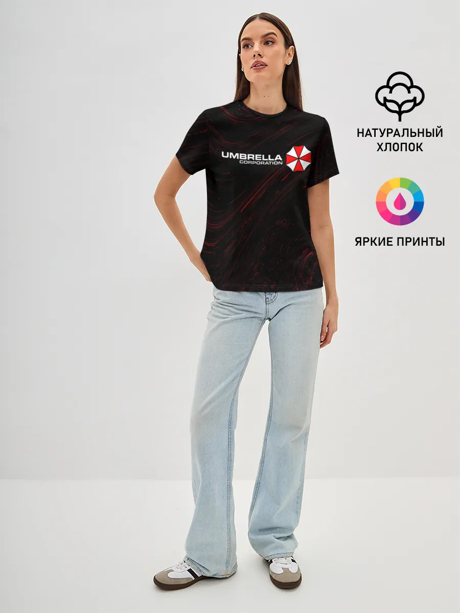 Женская базовая футболка / UMBRELLA CORP / АМБРЕЛЛА