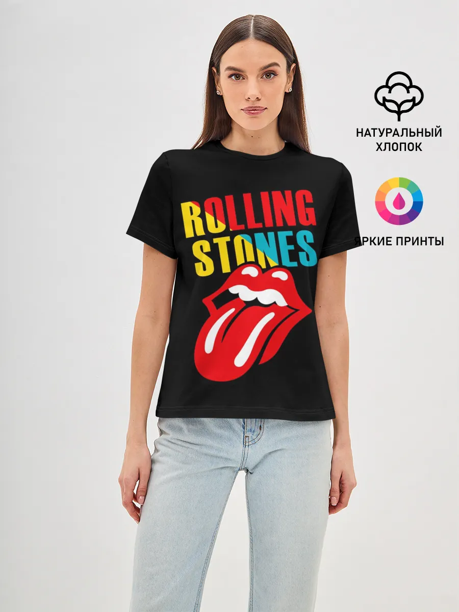 Женская базовая футболка / Роллинг Стоунз | Rolling Stones