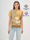 Женская базовая футболка / Doge Wow