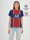 Женская базовая футболка / PSG home 20-21