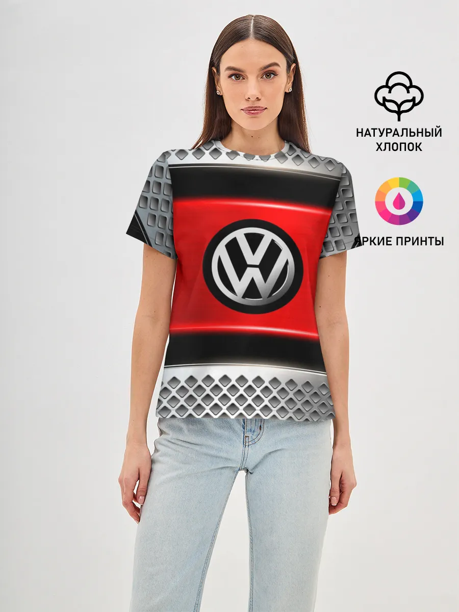 Женская базовая футболка / VOLKSWAGEN