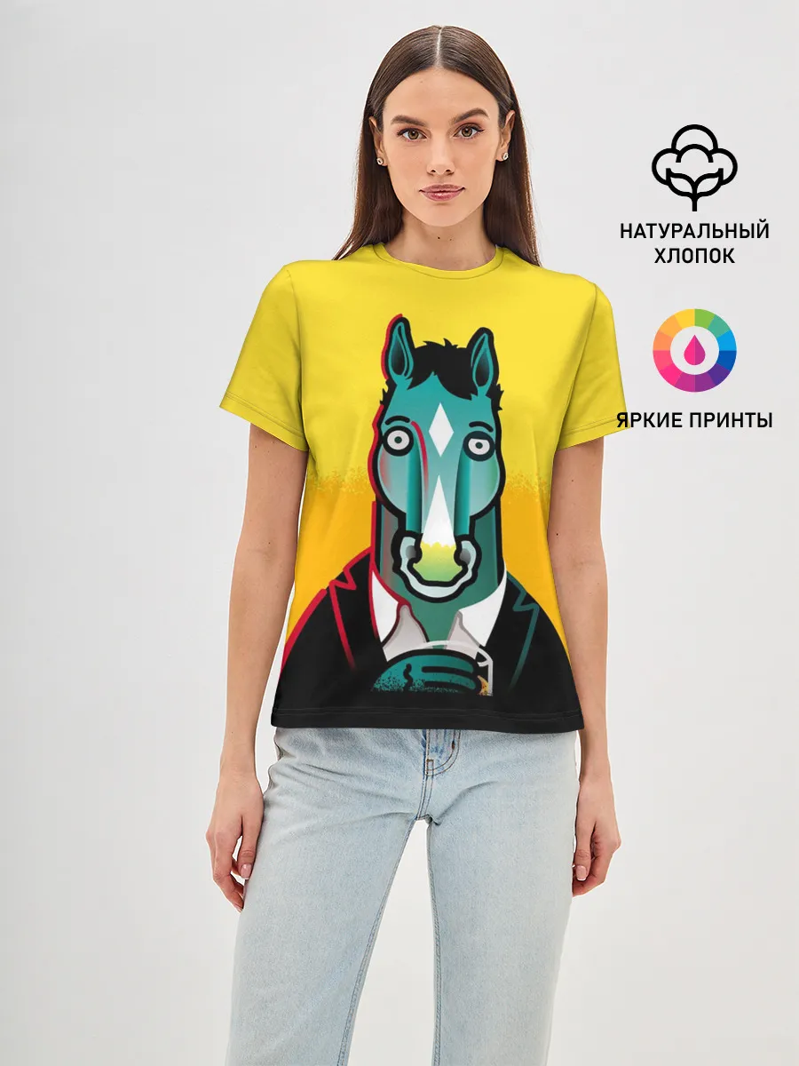 Женская базовая футболка / BoJack Horseman