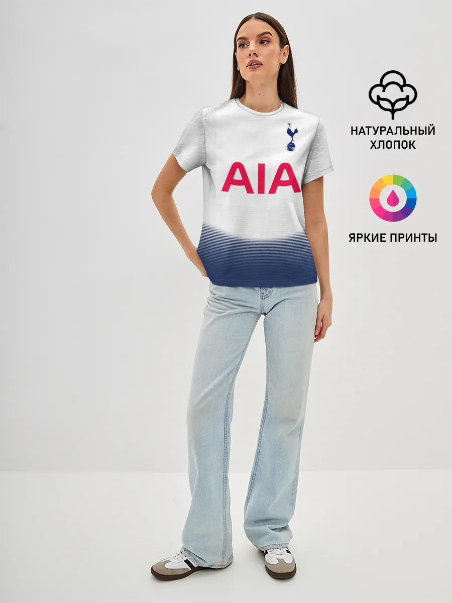 Женская базовая футболка / Tottenham home 18-19