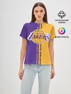 Женская базовая футболка / Los angeles lakers. NBA