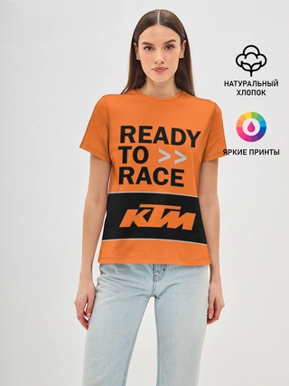 Женская базовая футболка / KTM | READY TO RACE (Z)