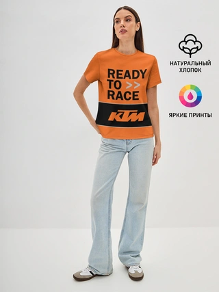 Женская базовая футболка / KTM | READY TO RACE (Z)