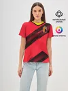 Женская базовая футболка / Belgium home EURO 2020