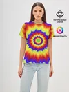 Женская базовая футболка / Tie-Dye