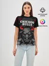 Женская базовая футболка / CHICAGO BULLS ЯРОСТНЫЙ БЫК