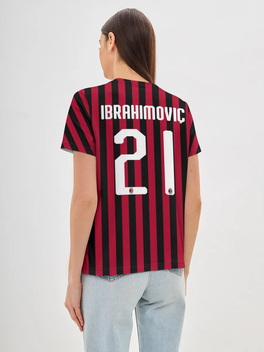 Женская базовая футболка / Ibrahimovic home 19-20