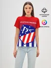 Женская базовая футболка / ATLETICO DE MADRID / АТЛЕТИКО