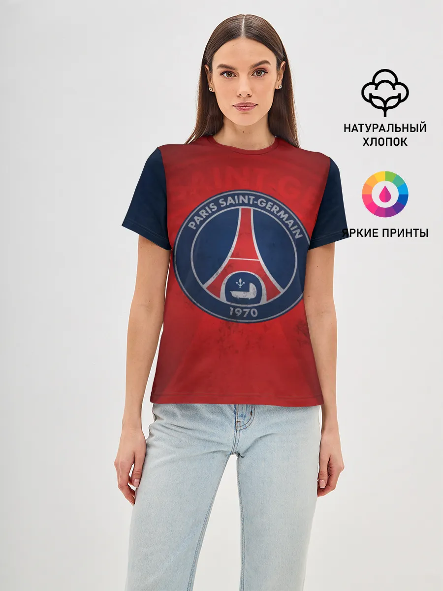 Женская базовая футболка / Paris Saint-Germain