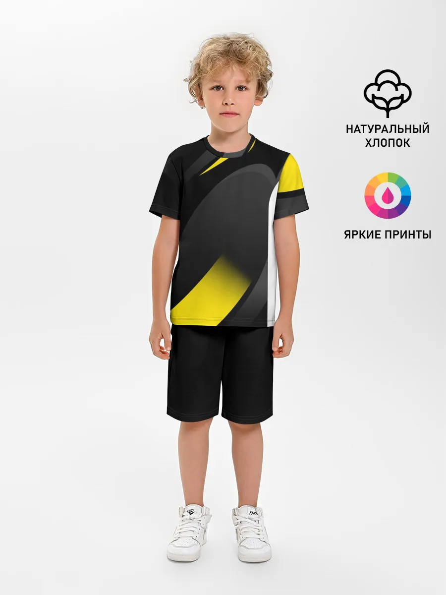 Детская пижама с шортами / SPORT WEAR YELLOW