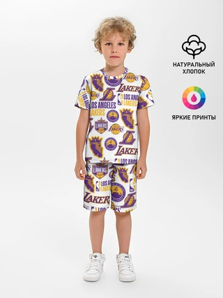 Детская пижама с шортами / LAKERS LOGO