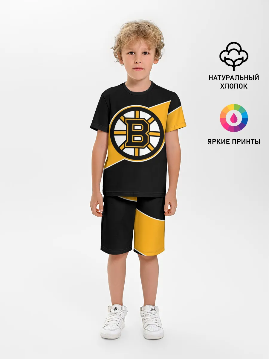 Детская пижама с шортами / Бостон Брюинз, Boston Bruins