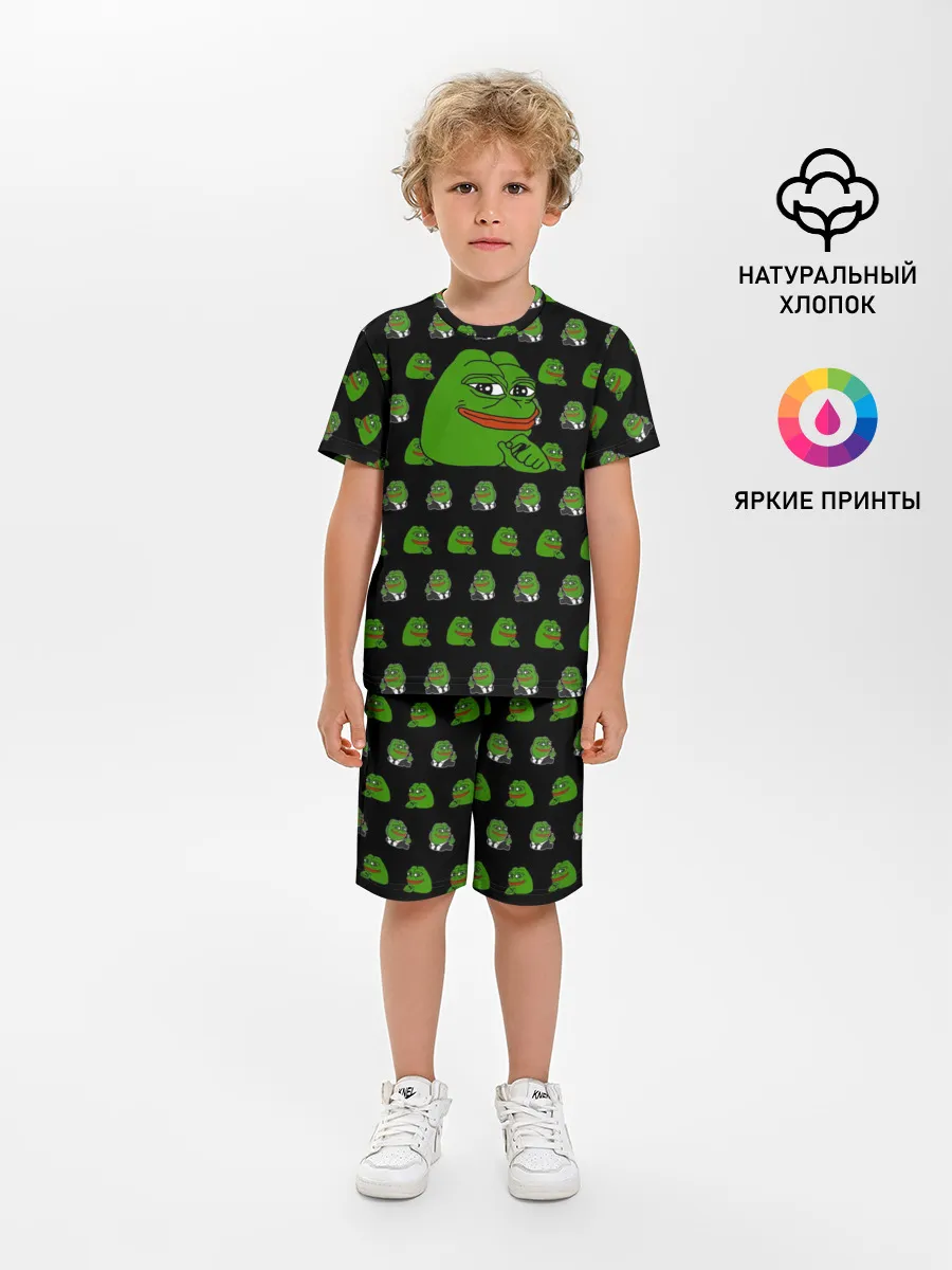 Детская пижама с шортами / Frog Pepe