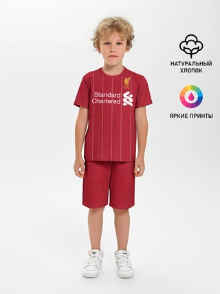 Детская пижама с шортами / Liverpool home 19-20