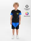 Детская пижама с шортами / Russia-sport collection BLUE