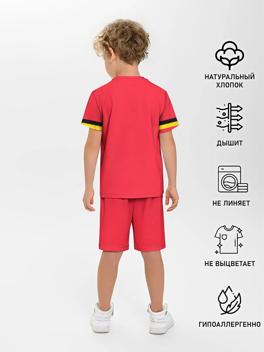 Детская пижама с шортами / Belgium home EURO 2020