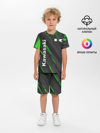 Детская пижама с шортами / KAWASAKI / КАВАСАКИ / SPORT