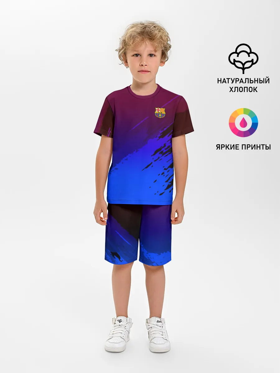 Детская пижама с шортами / FC Barcelona SPORT