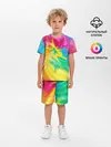 Детская пижама с шортами / Tie-Dye