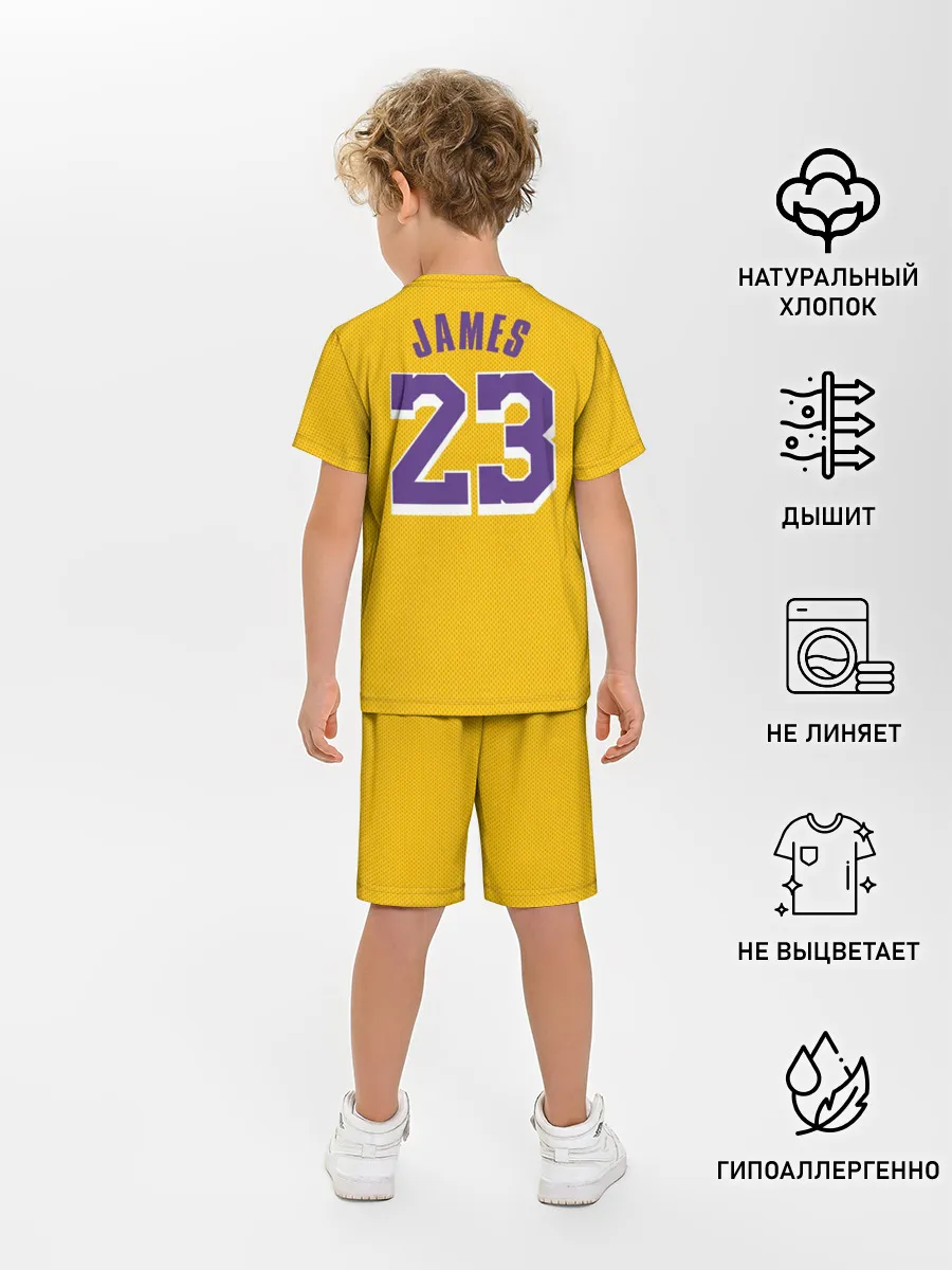 Детская пижама с шортами / James 18-19 LA Lakers home