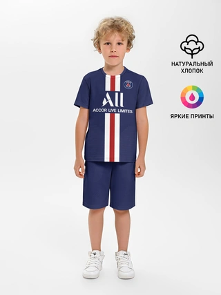 Детская пижама с шортами / PSG Home 19-20