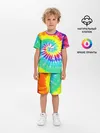 Детская пижама с шортами / TIE-DYE СТЕНА