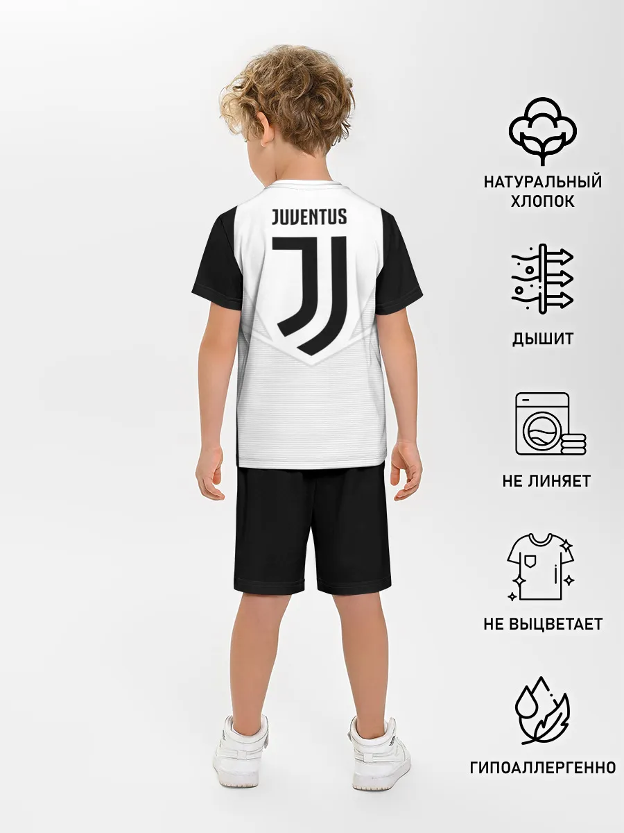 Детская пижама с шортами / JUVENTUS SPORT (НА СПИНЕ)