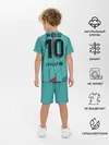 Детская пижама с шортами / Messi away 19-20