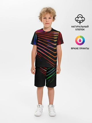 Детская пижама с шортами / STRIPES COLOR