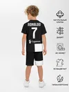 Детская пижама с шортами / Ronaldo Juventus Home 19/20