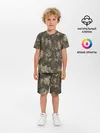 Детская пижама с шортами / Камуфляж Prym1 Woodlands Camo