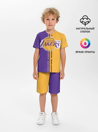 Детская пижама с шортами / Los angeles lakers. NBA