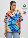 Женская футболка оверсайз / Tie dye