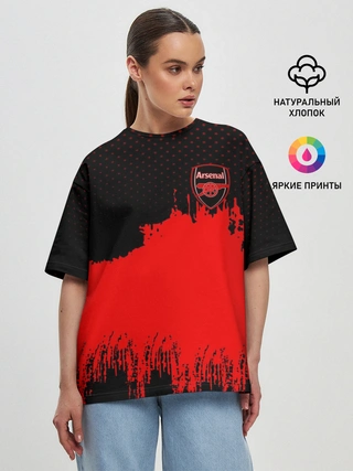 Женская футболка оверсайз / Arsenal Original