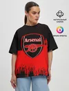 Женская футболка оверсайз / FC Arsenal Original uniform