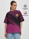 Женская футболка оверсайз / Barcelona sport