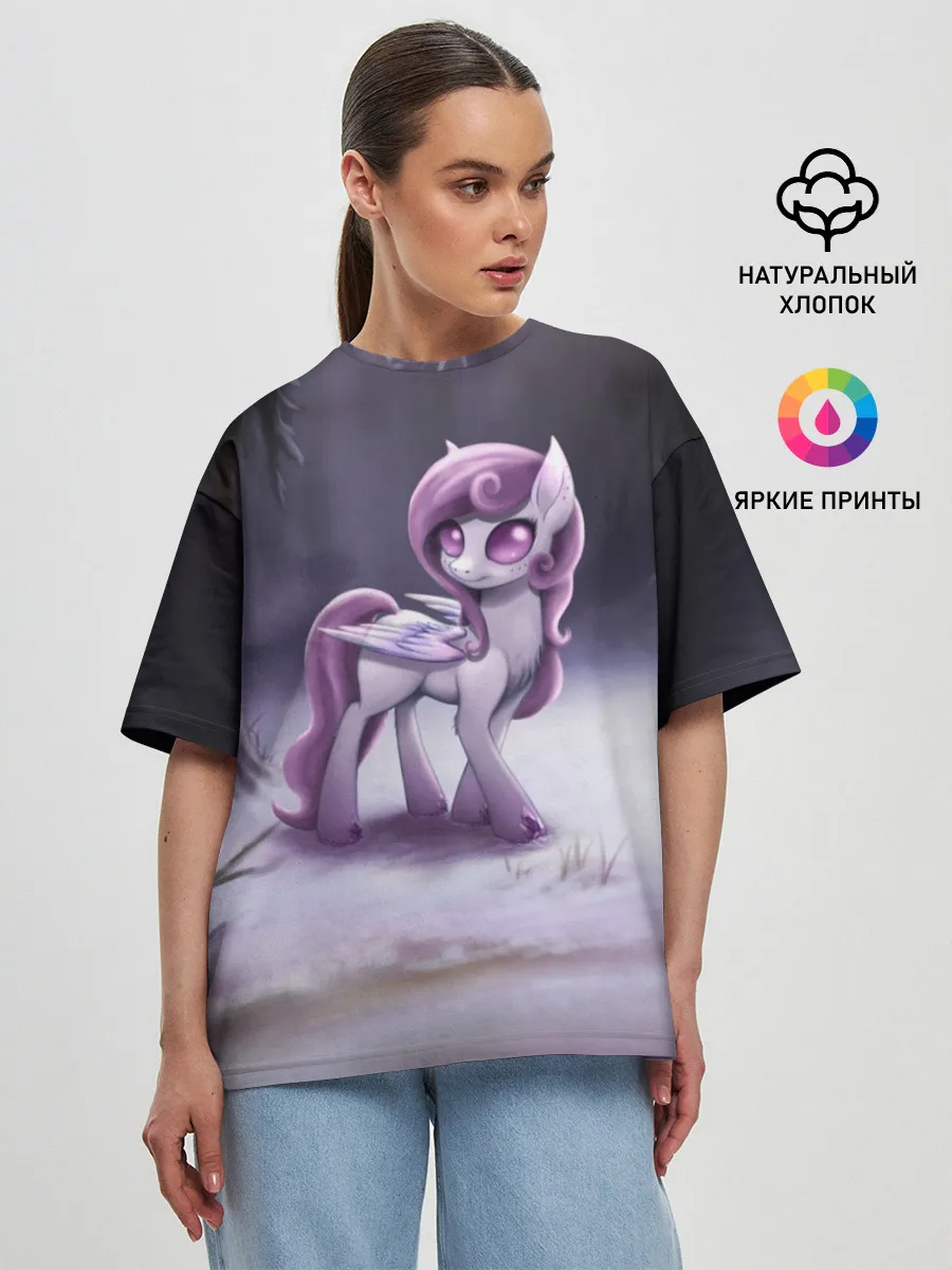 Женская футболка оверсайз / MLP