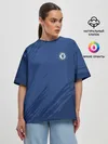 Женская футболка оверсайз / Chelsea Uniform