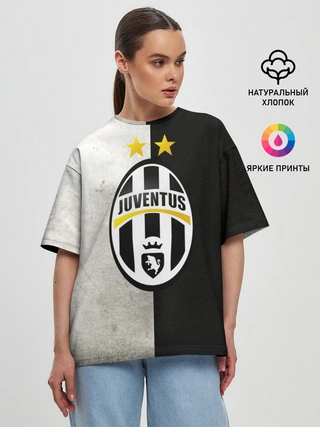 Женская футболка оверсайз / Juventus FC