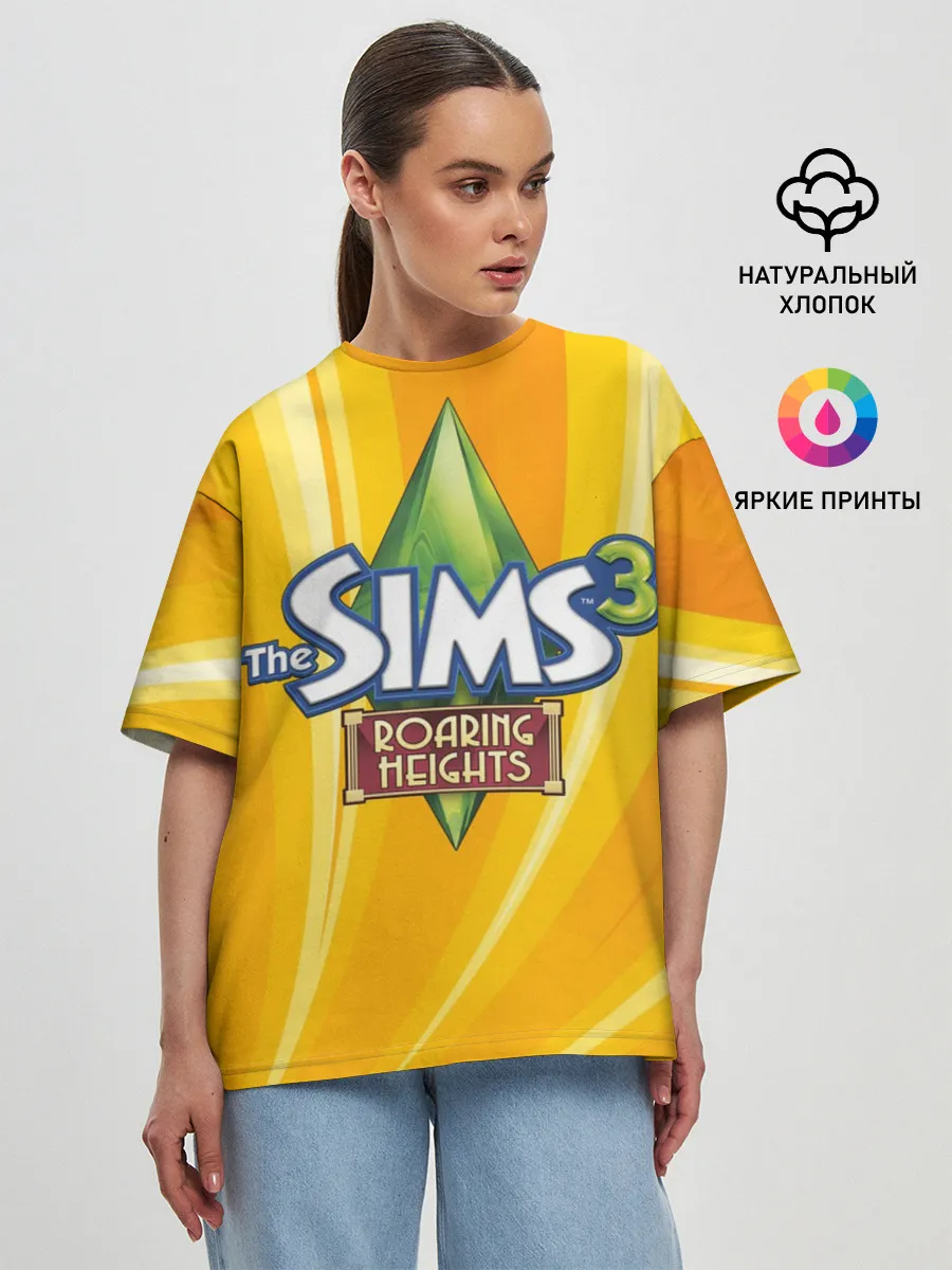 Женская футболка оверсайз / The Sims