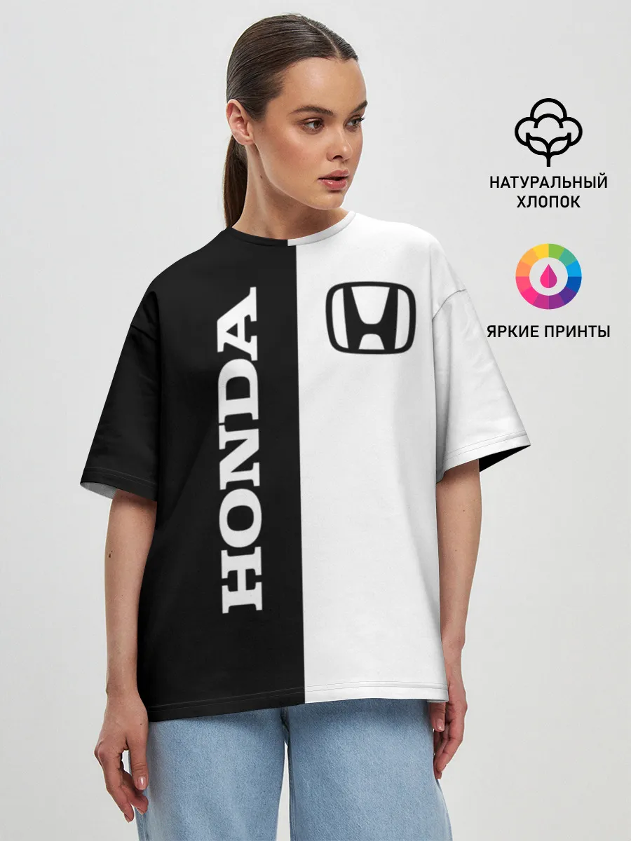 Женская футболка оверсайз / Honda