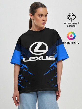 Женская футболка оверсайз / LEXUS SPORT COLLECTION