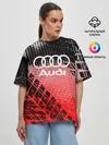 Женская футболка оверсайз / Audi sport auto motors